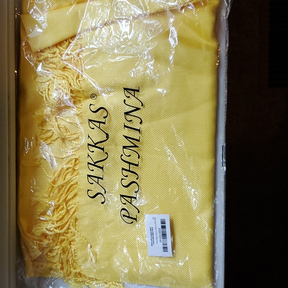 Yellow Pashmina Wrap